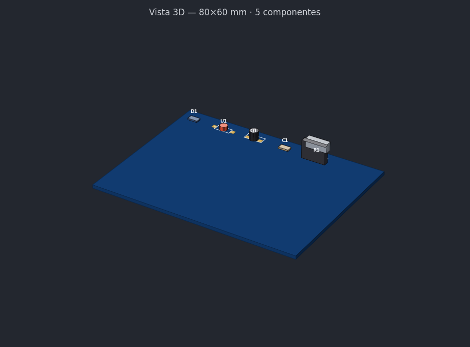 Render 3D PCB